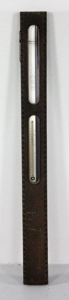 Appraisal: - th C American Stick Barometer th century American stick