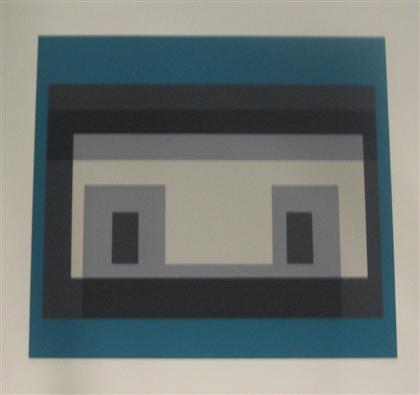 Appraisal: JOSEF ALBERS german american - VARIANT IV Pencil signed and