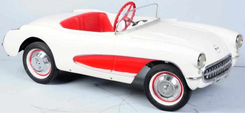 Appraisal: Pressed Steel Corvette Promo Pedal Car Made of fiberglass and