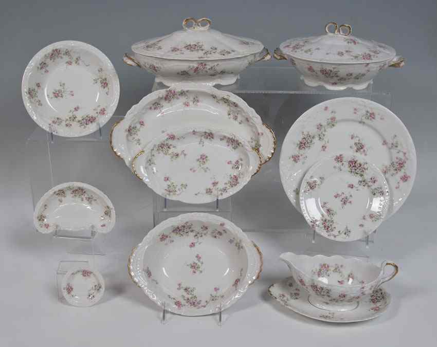 Appraisal: FRENCH LIMOGES FINE CHINA Theodore Haviland Approx pieces to include