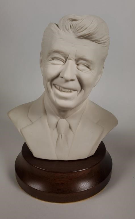 Appraisal: Unpainted bust sculpted by artist Edward J Rohn of past