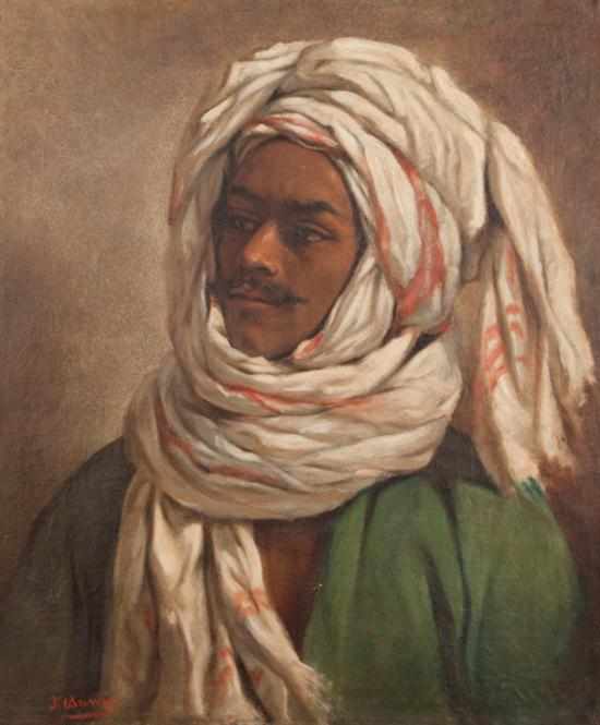 Appraisal: John Ross Browne American - Head of an Arab Bedouin