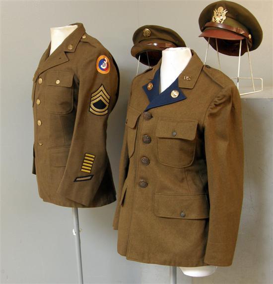 Appraisal: Two US Military jackets one with rd Air Force badge