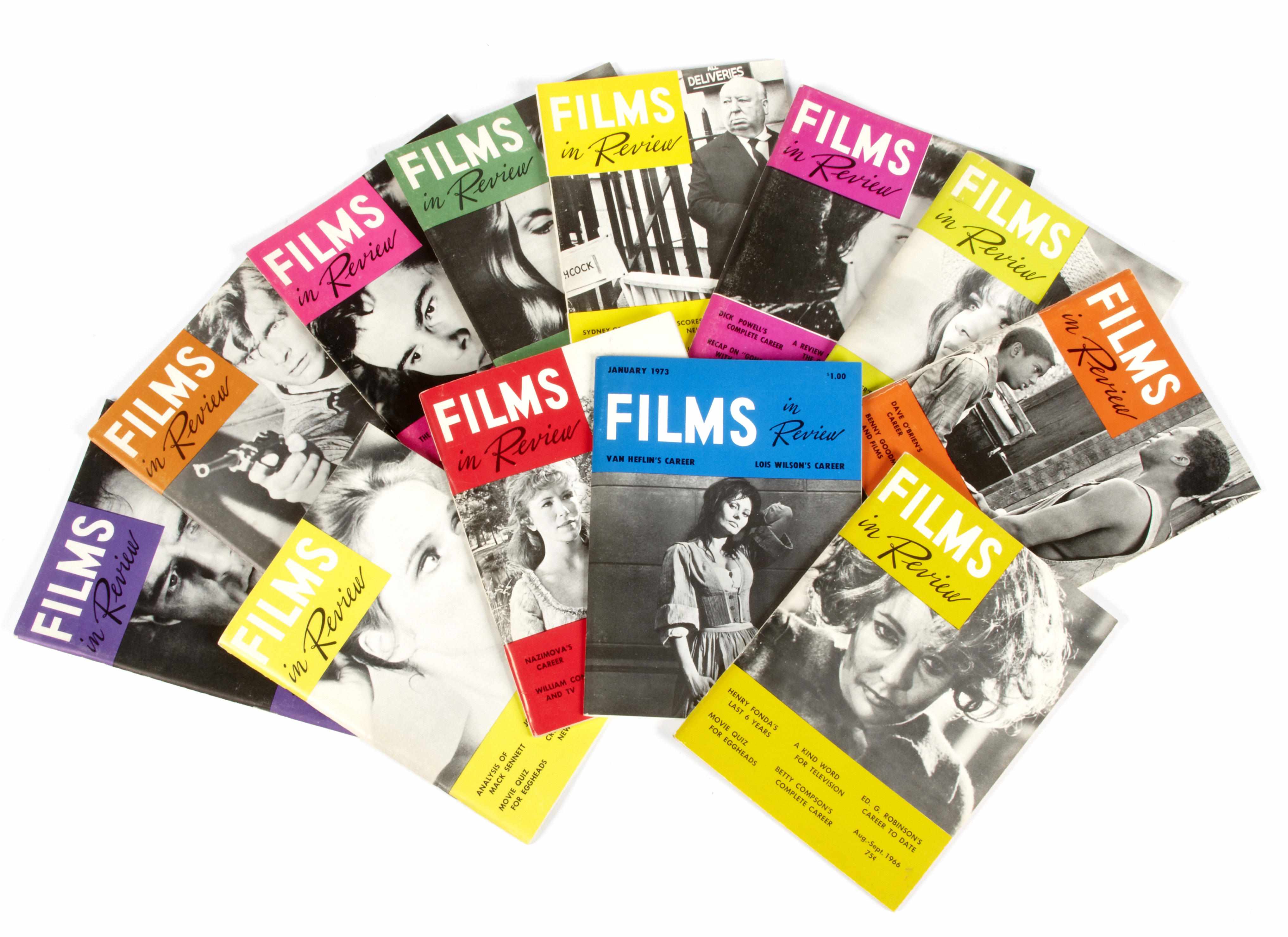 Appraisal: FILMS IN REVIEW Films in Review magazines Approximately volumes -mid