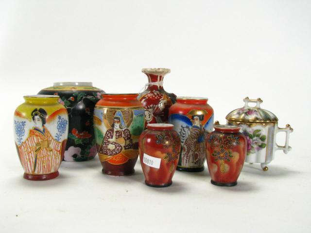 Appraisal: Group of Oriental Vintage Pottery and Porcelain including '' high