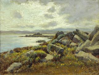 Appraisal: Painting William Adam William Adam American - California Coastline oil