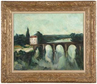 Appraisal: Maurice de Vlaminck ''Le Vieux Pont de Mantes en Seine-et-Oise''