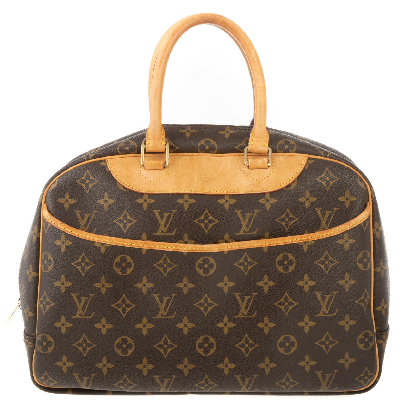 Appraisal: A LOUIS VUITTON MONOGRAM DEAUVILLE A brown and tan Monogram