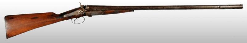 Appraisal: English Unmarked Double Barrel Shotgun Description OL - BL -