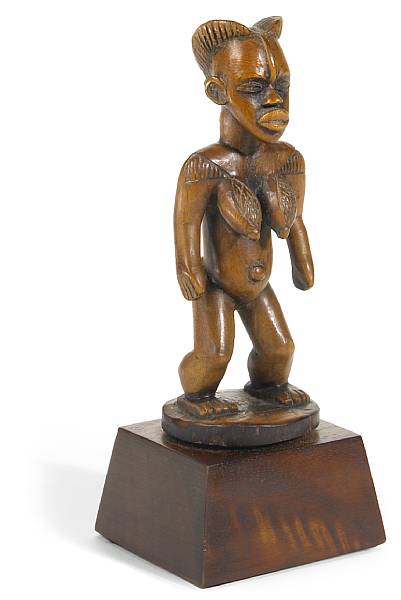 Appraisal: A Dan female figure Ivory Coast height in