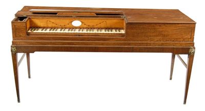 Appraisal: A late George III mahogany square piano by Longman Broderip