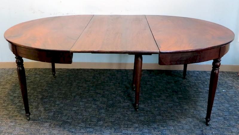 Appraisal: American th Century Round Banquet Table American th Century Round