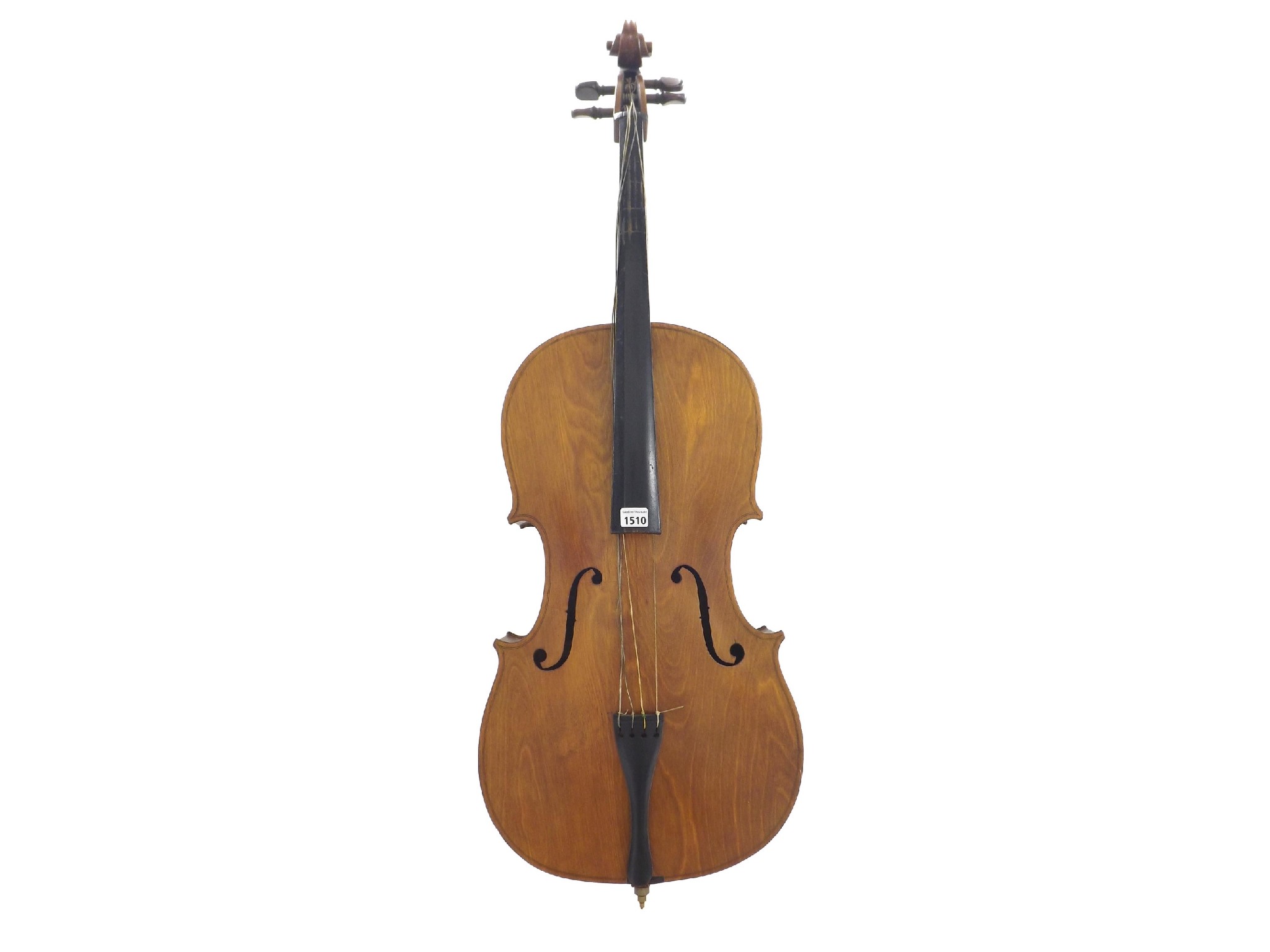 Appraisal: Early th century three-quarter size violoncello labelled E R Voigt