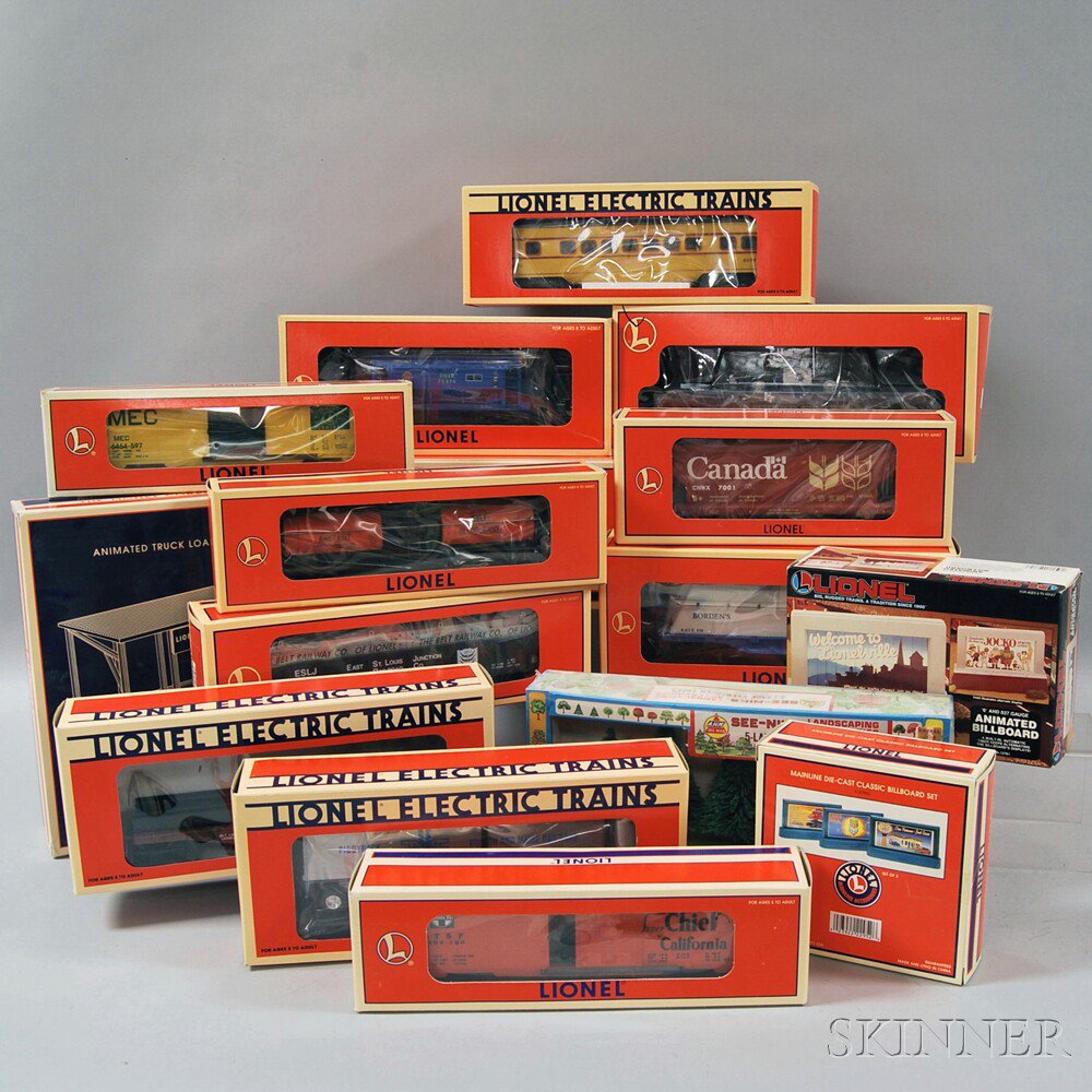 Appraisal: Set of Twenty-three Lionel O Gauge Model Trains and Accessories