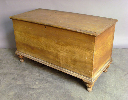 Appraisal: Pennsylvania grain painted blanket chest th c h x l