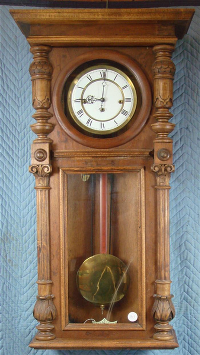 Appraisal: Vienna weight Grand Sonnerie wll clock by Schlenker Kienzle sn