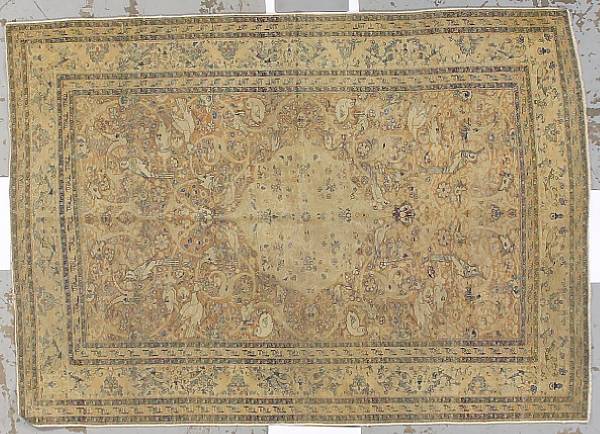 Appraisal: A Tabriz rug Northwest Persia circa size approximately ft x