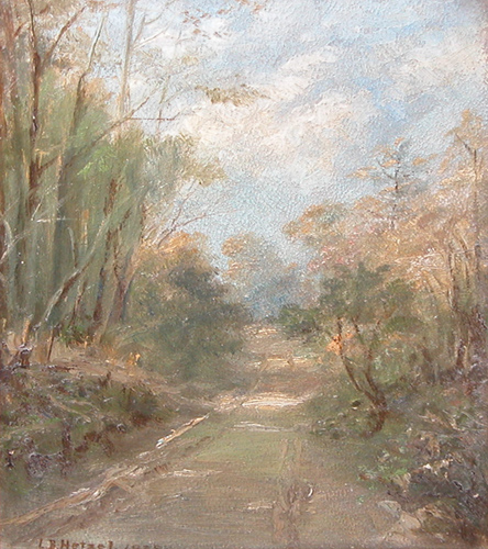 Appraisal: Forest Path Hetzel Lila B American - oil on academy