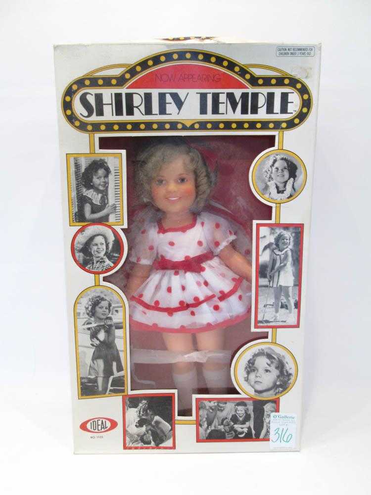 Appraisal: IDEAL SHIRLEY TEMPLE DOLL all original including box All vinyl