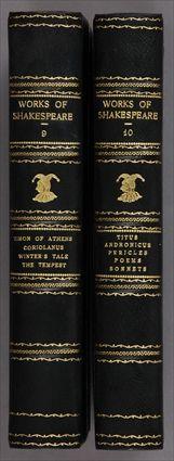 Appraisal: SHAKESPEARE WILLIAM WORKS New York Society of Shakespeare Editors VO