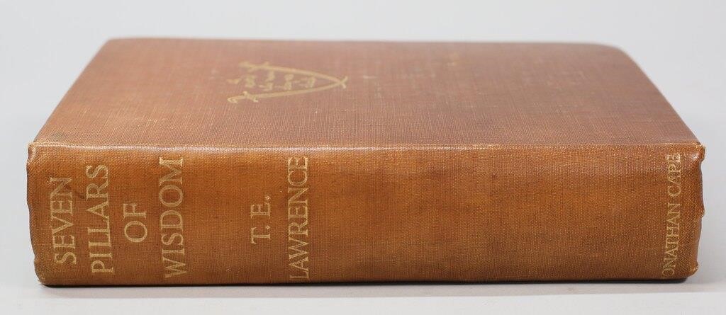 Appraisal: Thomas Edward Lawrence British - Seven Pillars of Wisdom A