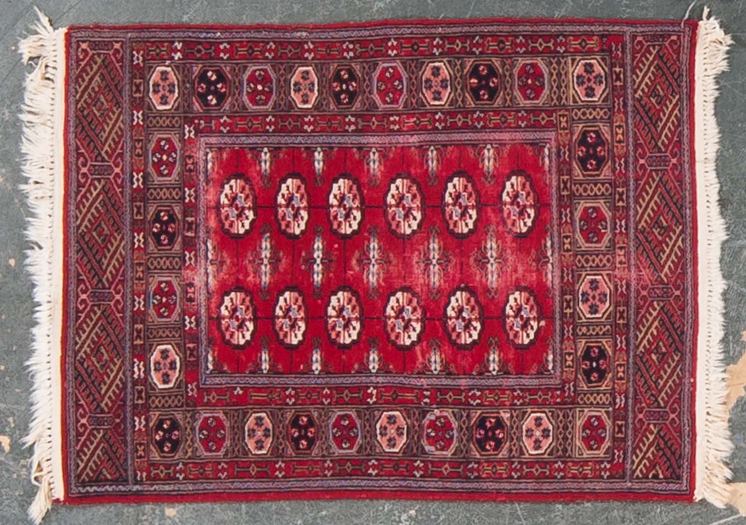 Appraisal: Pakistani Bohkara rug approx x Pakistan circa