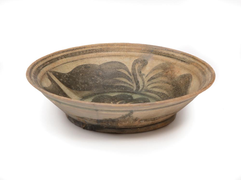 Appraisal: Early Chinese Painted Pottery Bowl h in dia in Note