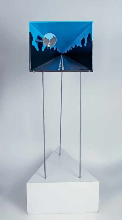 Appraisal: ALLAN D'ARCANGELO American - ''Destiny'' Roadside Series wood and metal