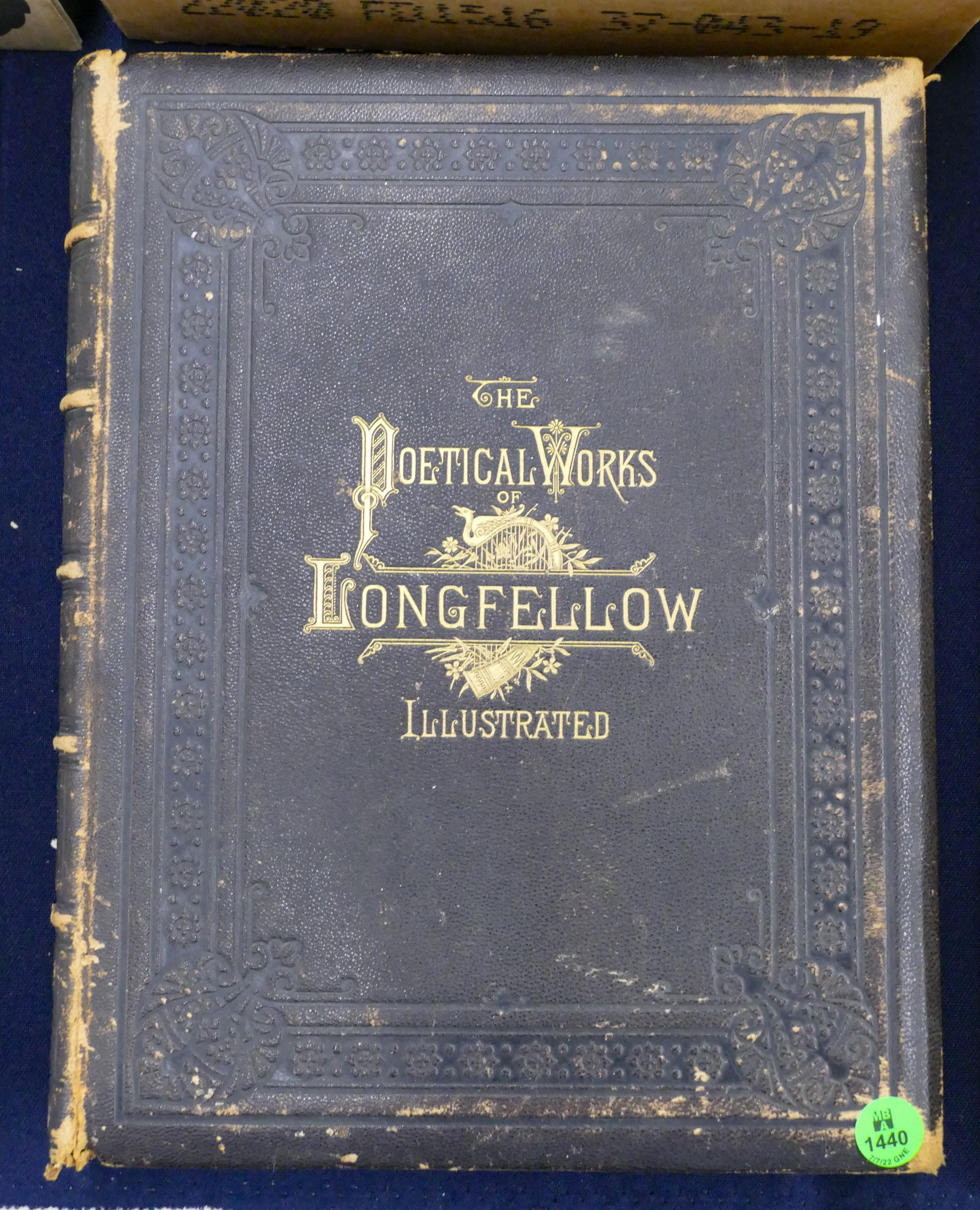 Appraisal: Antique Works of Longfellow Leatherbound Book