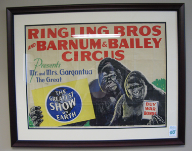 Appraisal: RINGLING BROS AND BARNUM AND BAILEY CIRCUS POSTER The Greatest