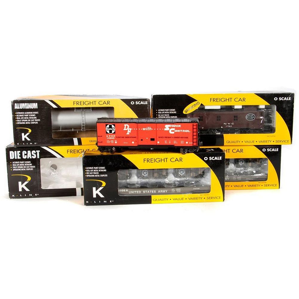 Appraisal: O Gauge K-Line Freight Cars K-Line Freight Cars K -