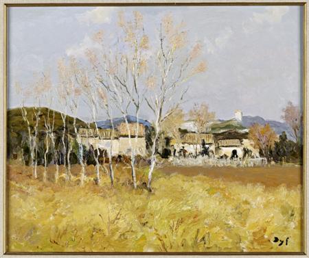 Appraisal: MARCEL DYF FRENCH - LA TOUR SARAZINE Signed oil on