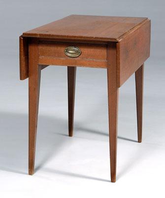 Appraisal: Southern Federal Pembroke table walnut throughout with pine secondary probably