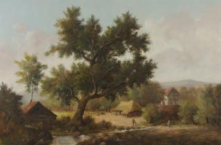 Appraisal: WILLEM POLDERMANN Dutch WILLEM POLDERMANN Dutch - Landscape Oil on