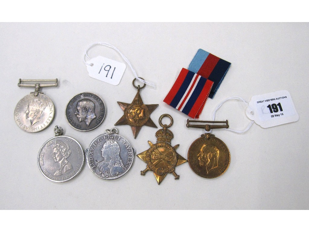 Appraisal: Mixed group of medals and stars including a special constabulary