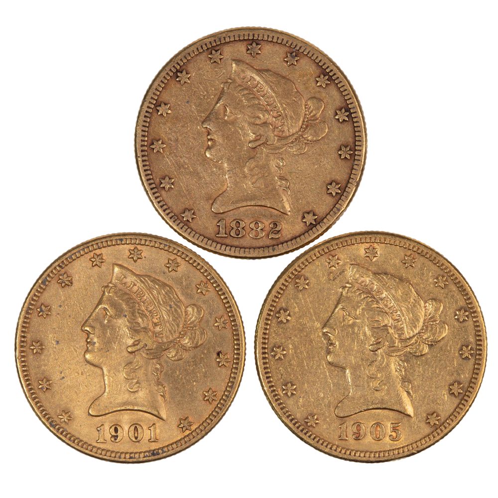 Appraisal: -S GOLD VF-XF coins