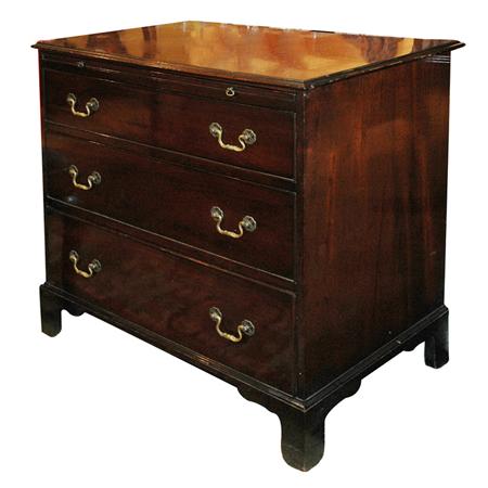 Appraisal: George III Style Mahogany Bachelors Chest of Drawers Estimate nbsp