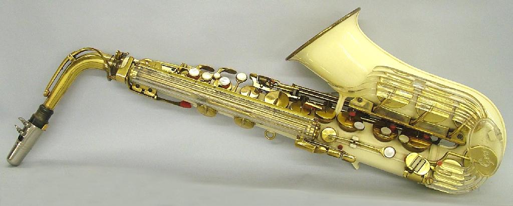 Appraisal: Good Mark II Grafton Acrylic alto saxophone circa ser no