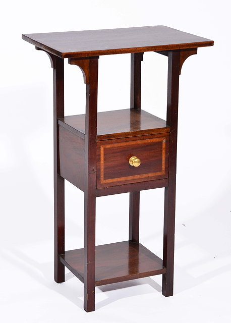 Appraisal: Attributed to GodwinAnglo Japanese side table with single drawer to