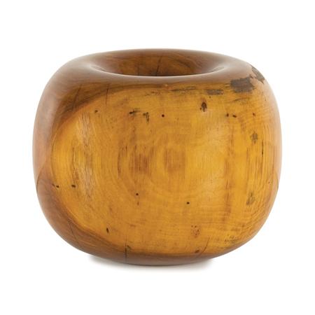 Appraisal: Edward Moulthrop Black Walnut Donut Vessel Estimate nbsp nbsp nbsp