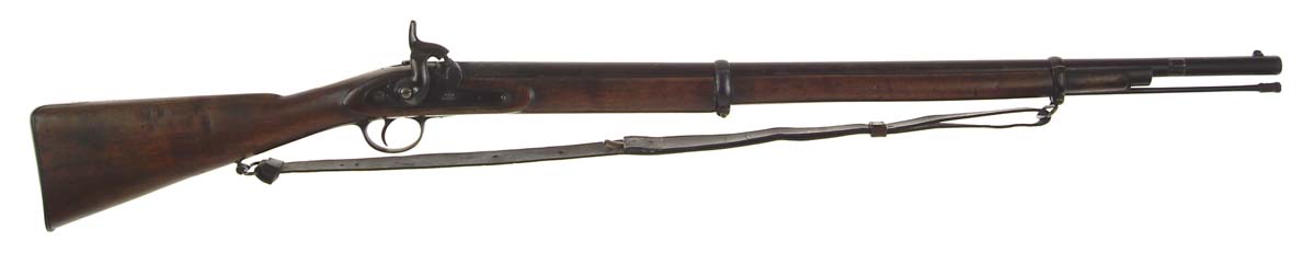 Appraisal: CONFEDERATE BLOCKADE RUN ENFIELD RIFLE Cal bbl This is a