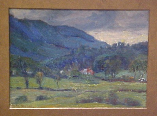 Appraisal: Helen F Newton Connecticut California - oil on board Twilight