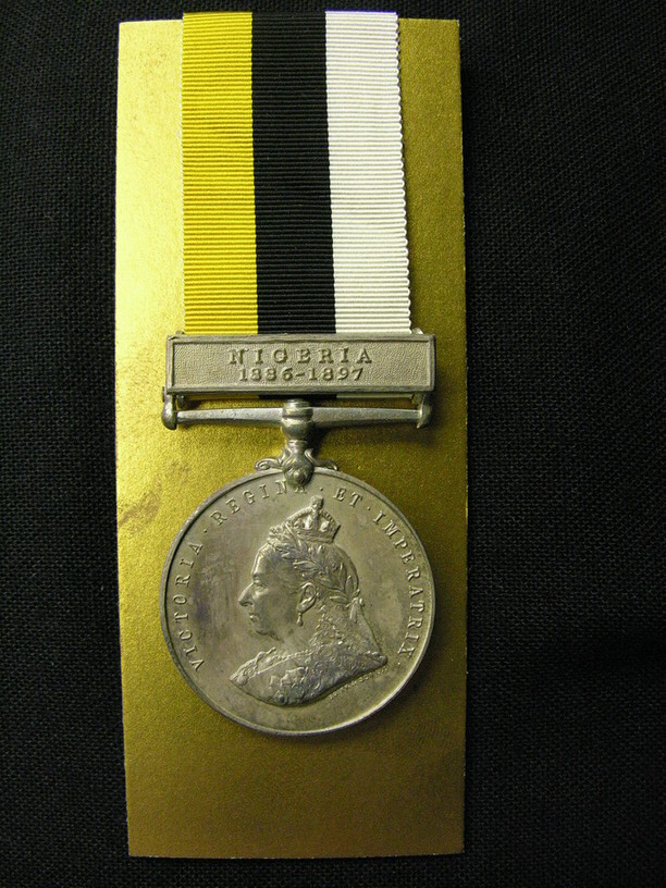 Appraisal: BRITISH MILITARY ROYAL NIGER MEDAL - Copy specimen