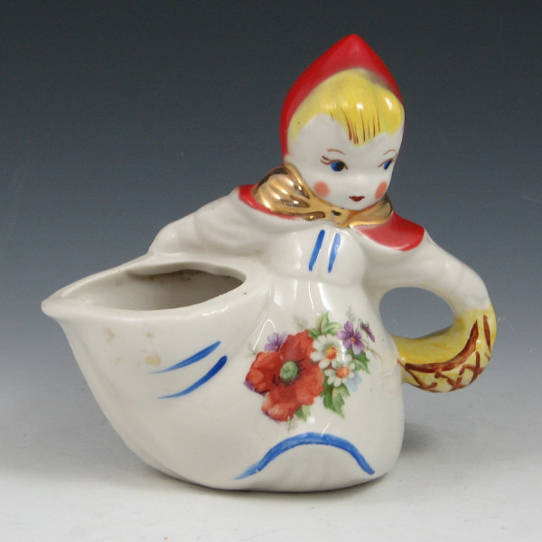 Appraisal: Hull Little Red Riding Hood Side Pour Creamer Little Red