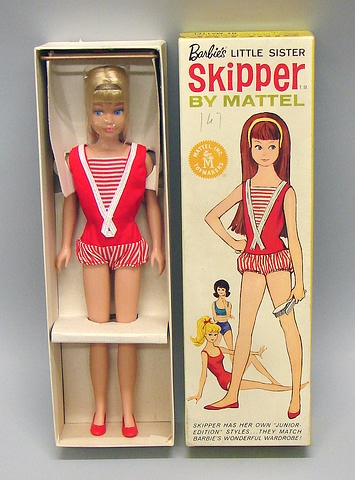 Appraisal: Barbie MIB SKIPPER No Blonde No green visible as plastic