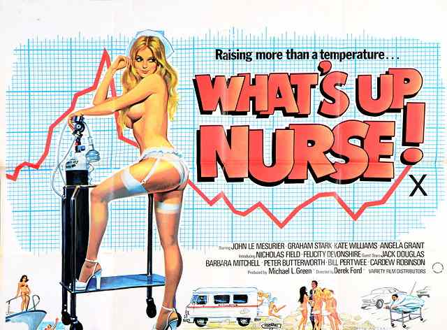 Appraisal: WHAT'S UP NURSE Blackwater Film Productions comedy poster designed by