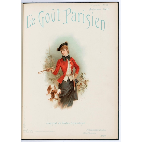 Appraisal: Fashion Le Go t Parisien Journal de Modes Trimestriel three