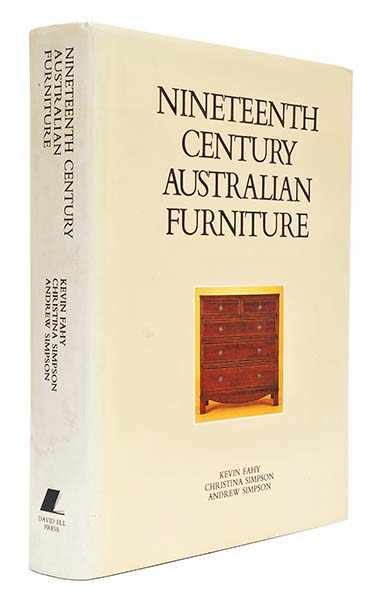 Appraisal: NINETEENTH CENTURY AUSTRALIAN FURNITURE Fahy Kevin and Simpson Christina Andrew