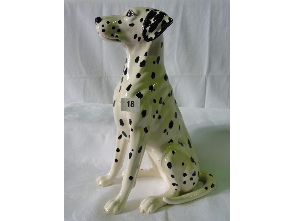 Appraisal: A Beswick Fireside model of a seated Dalmatian with printed