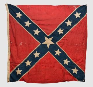 Appraisal: Confederate Reunion Flag CONFEDERATE REUNION FLAG probably late th early